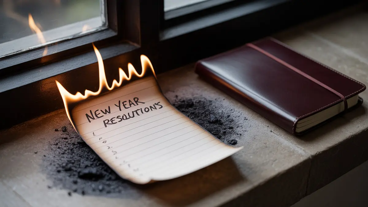 лист для списка новогодних желаний